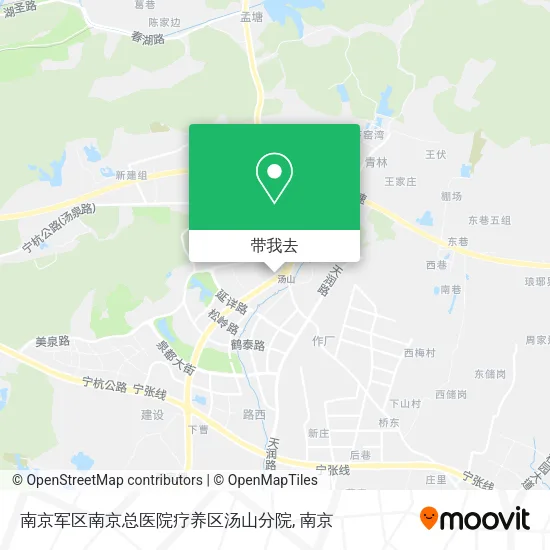 南京军区南京总医院疗养区汤山分院地图