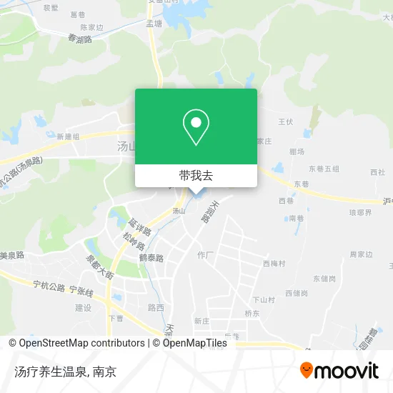 汤疗养生温泉地图