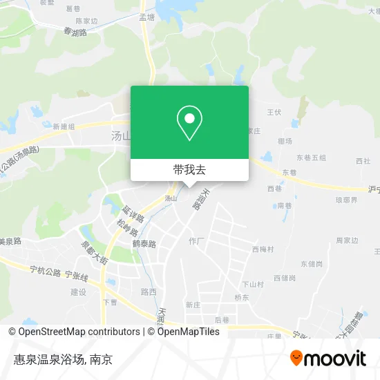 惠泉温泉浴场地图