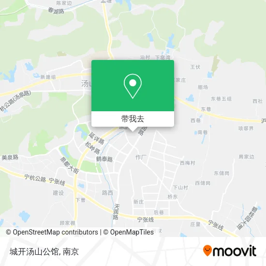 城开汤山公馆地图