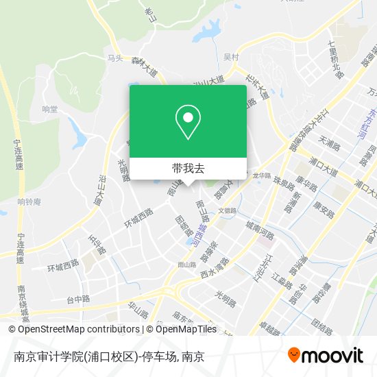 南京审计学院(浦口校区)-停车场地图