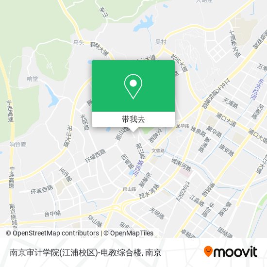 南京审计学院(江浦校区)-电教综合楼地图