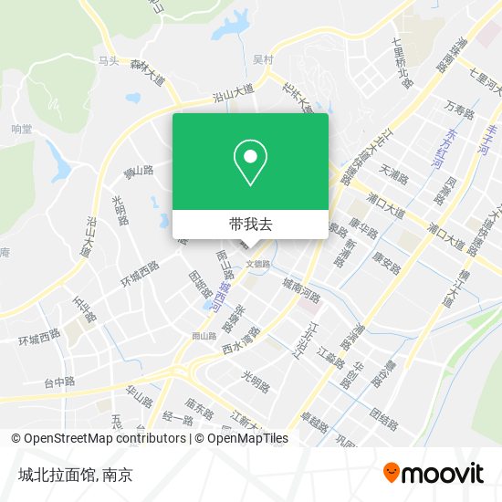 城北拉面馆地图