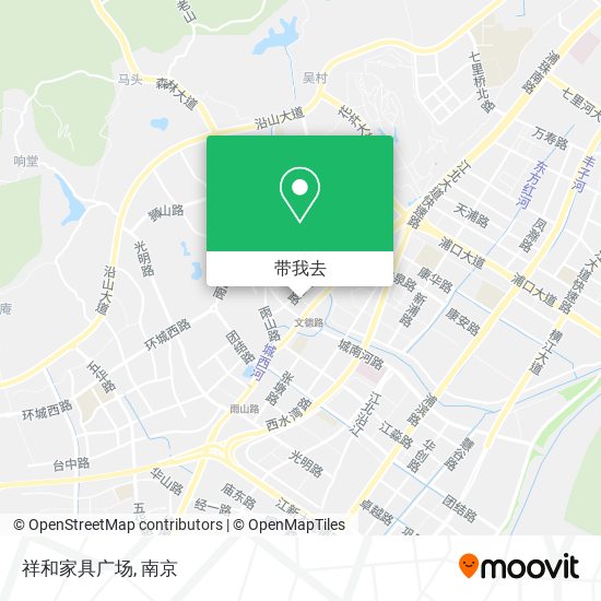 祥和家具广场地图