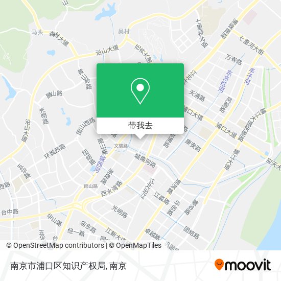 南京市浦口区知识产权局地图
