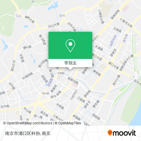 南京市浦口区科协地图
