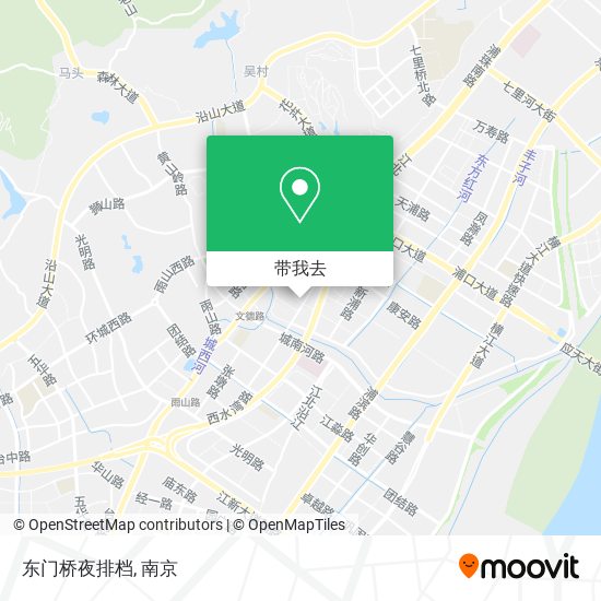 东门桥夜排档地图