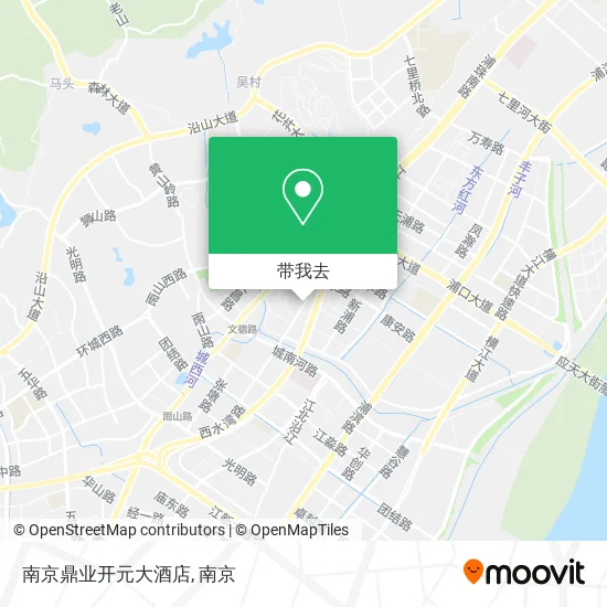 南京鼎业开元大酒店地图