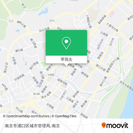 南京市浦口区城市管理局地图