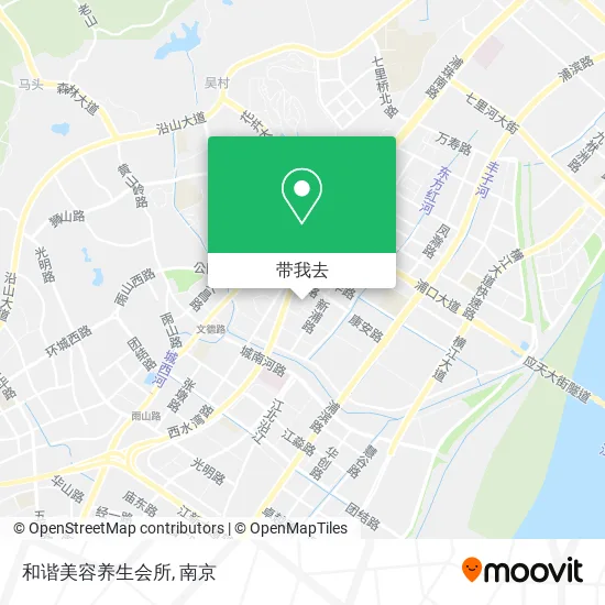 和谐美容养生会所地图