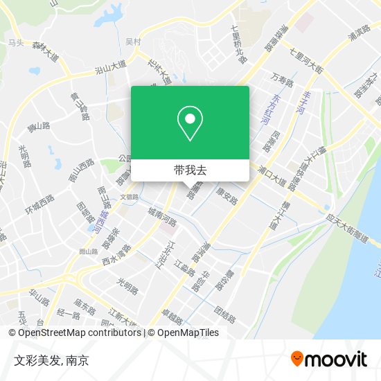 文彩美发地图