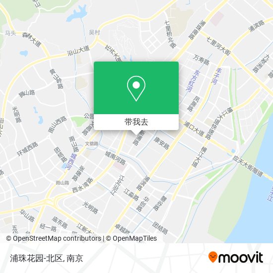浦珠花园-北区地图