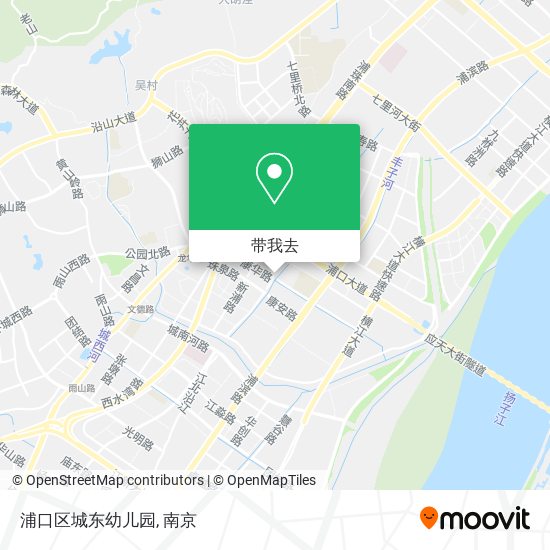 浦口区城东幼儿园地图