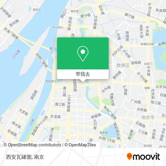 西安瓦罐面地图