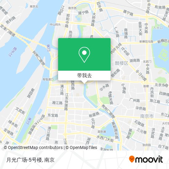 月光广场-5号楼地图