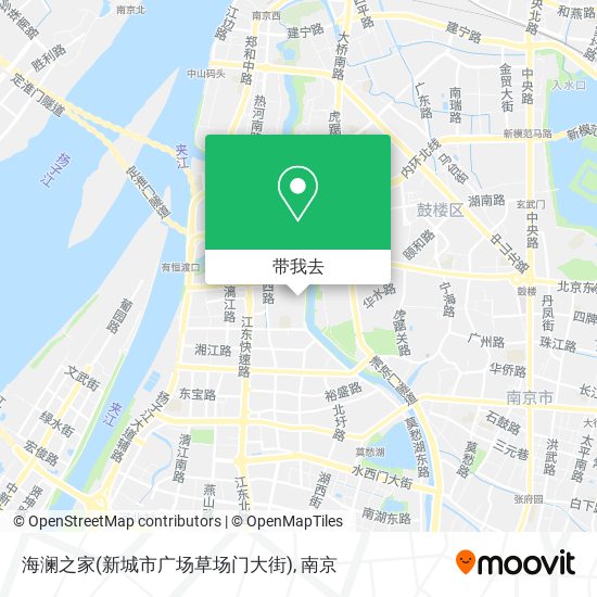 海澜之家(新城市广场草场门大街)地图