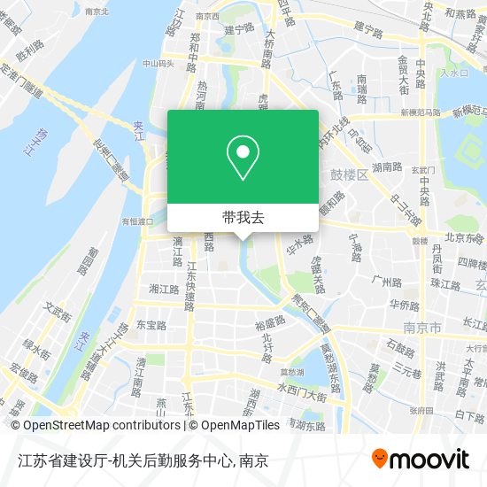江苏省建设厅-机关后勤服务中心地图