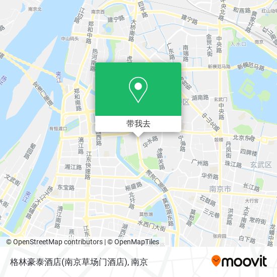 格林豪泰酒店(南京草场门酒店)地图