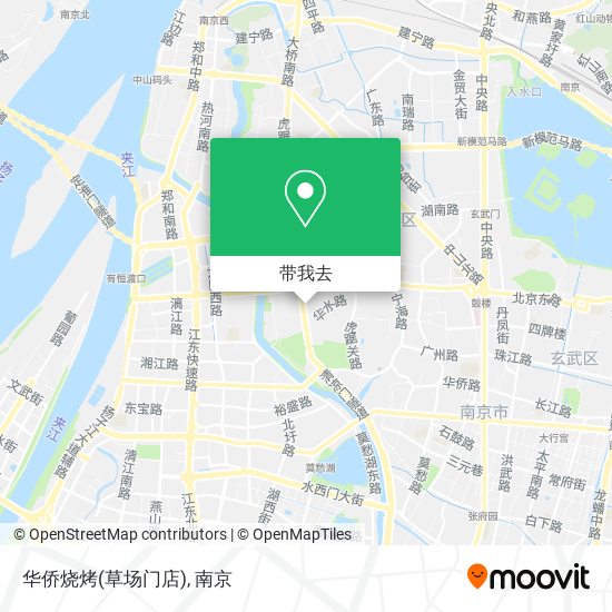 华侨烧烤(草场门店)地图