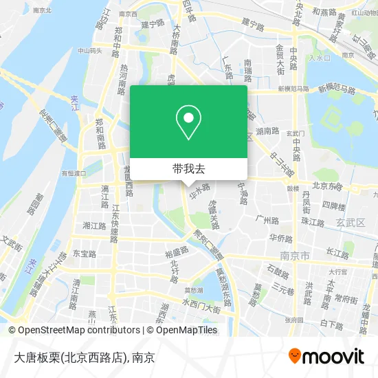 大唐板栗(北京西路店)地图