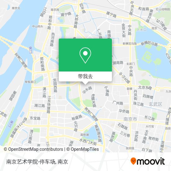 南京艺术学院-停车场地图