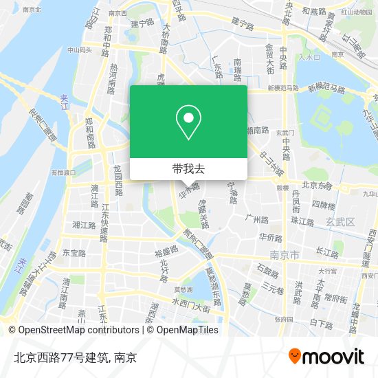 北京西路77号建筑地图