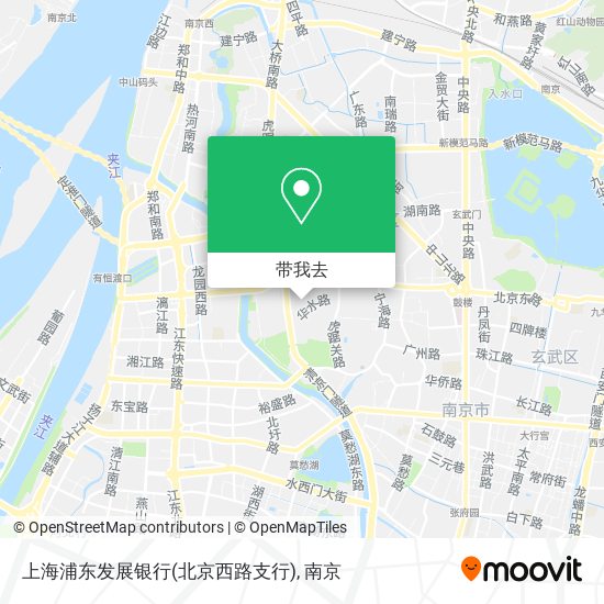 上海浦东发展银行(北京西路支行)地图