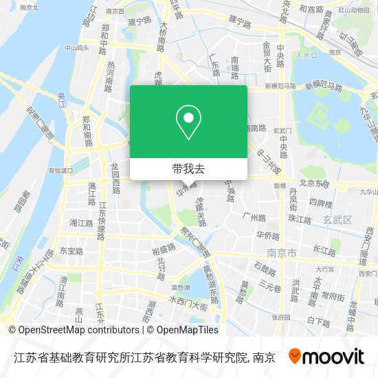 江苏省基础教育研究所江苏省教育科学研究院地图