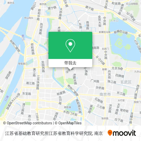 江苏省基础教育研究所江苏省教育科学研究院地图