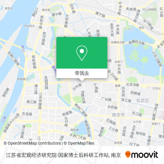 江苏省宏观经济研究院-国家博士后科研工作站地图