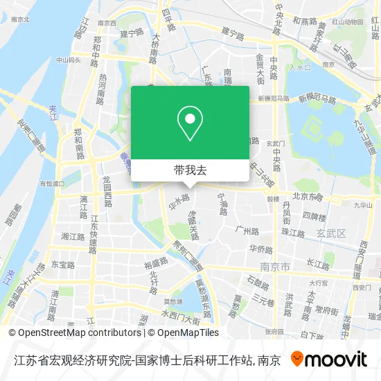 江苏省宏观经济研究院-国家博士后科研工作站地图