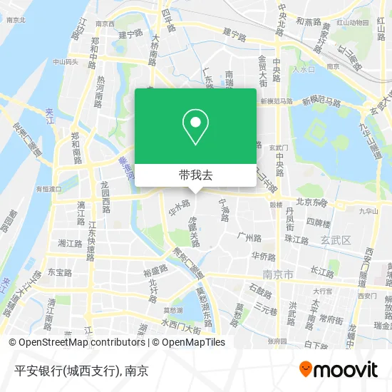 平安银行(城西支行)地图