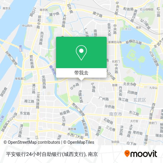 平安银行24小时自助银行(城西支行)地图