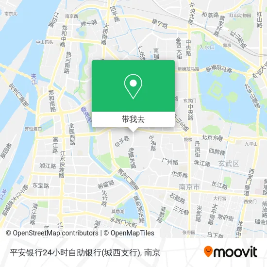 平安银行24小时自助银行(城西支行)地图