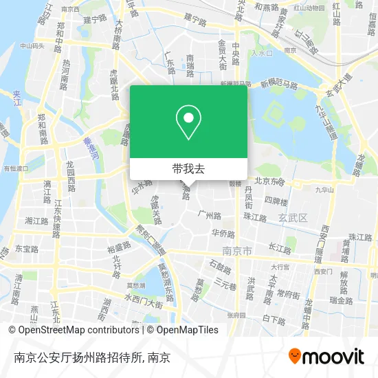南京公安厅扬州路招待所地图