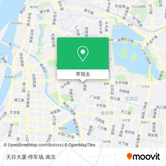 天目大厦-停车场地图