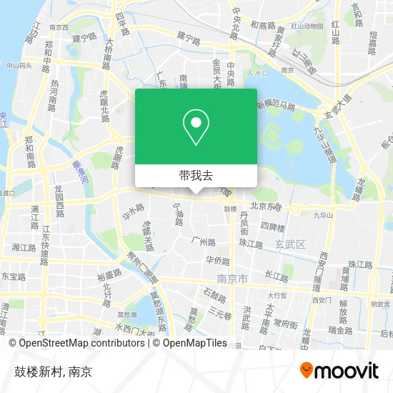 鼓楼新村地图