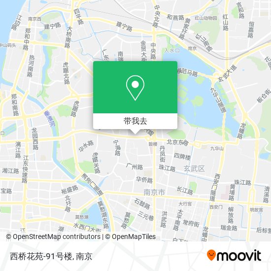 西桥花苑-91号楼地图