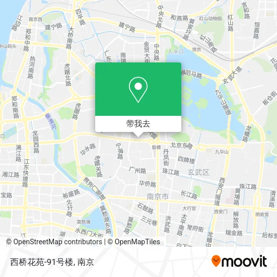 西桥花苑-91号楼地图