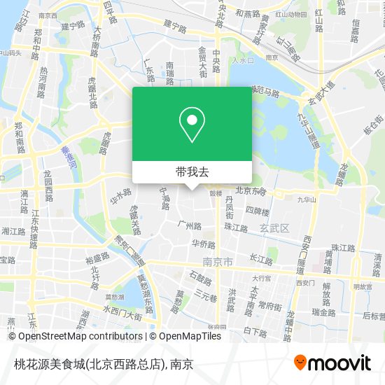 桃花源美食城(北京西路总店)地图