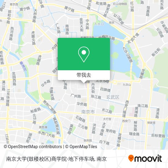 南京大学(鼓楼校区)商学院-地下停车场地图