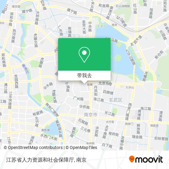 江苏省人力资源和社会保障厅地图