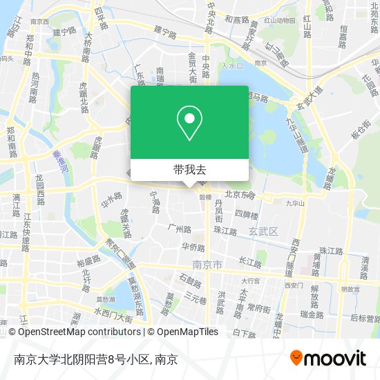 南京大学北阴阳营8号小区地图