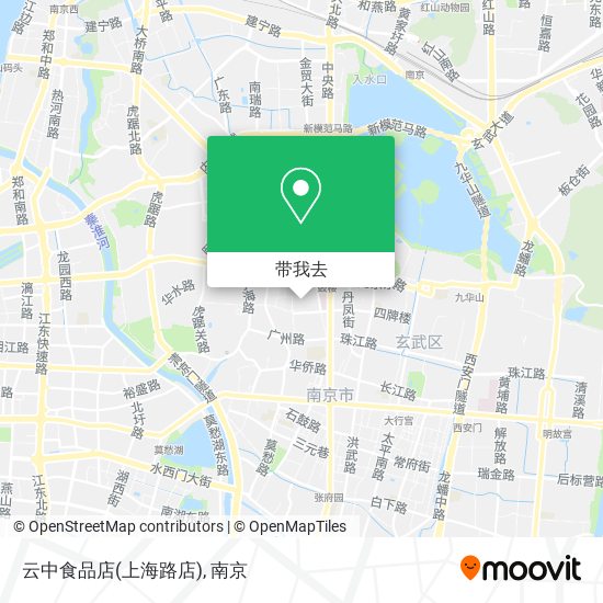 云中食品店(上海路店)地图