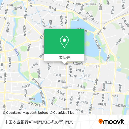 中国农业银行ATM(南京虹桥支行)地图