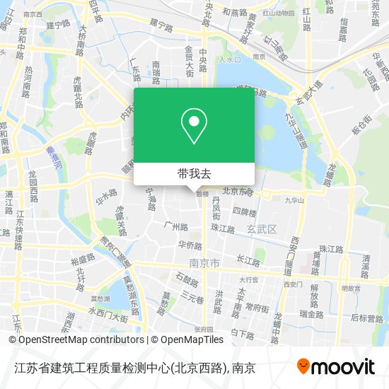 江苏省建筑工程质量检测中心(北京西路)地图