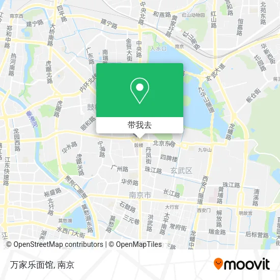 万家乐面馆地图