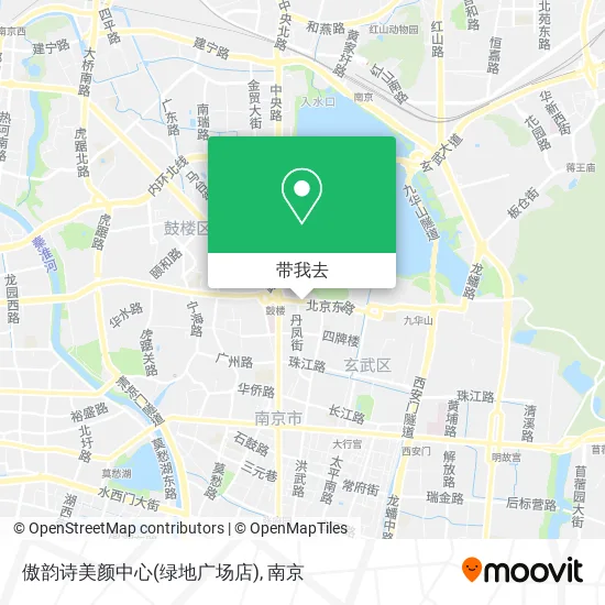 傲韵诗美颜中心(绿地广场店)地图