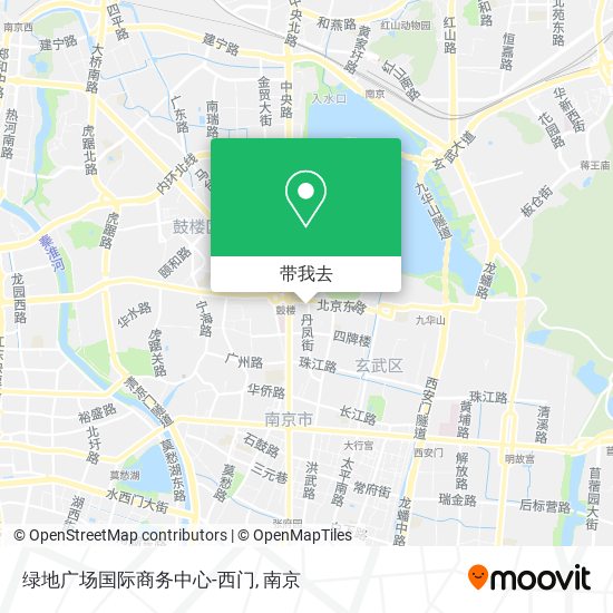 绿地广场国际商务中心-西门地图