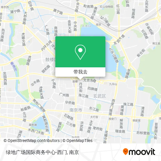 绿地广场国际商务中心-西门地图